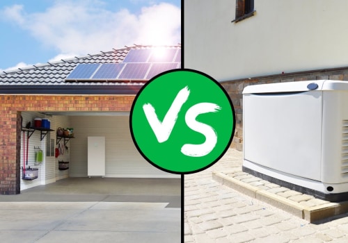 Is solar power better than a generator?